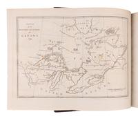 LONG, John (fl. 1768-1791). Voyages and Travels of an Indian Interpreter and Trader, Describing the Manners and Customs of the North American Indians; with an Account of the Posts Situated on the River Saint Laurence, Lake Ontario, &c. To Which is Added, a Vocabulary of the Chippeway Language. Names of Furs and Skins, in English and French. A List of Words in the Iroquois, Mohegan, Shawanee, and Esquimeaux Tongues, and a Table, Shewing the Analogy between the Algonkin and Chippeway Languages . London: Printed for the Author, and sold by Robson et al, 1791.