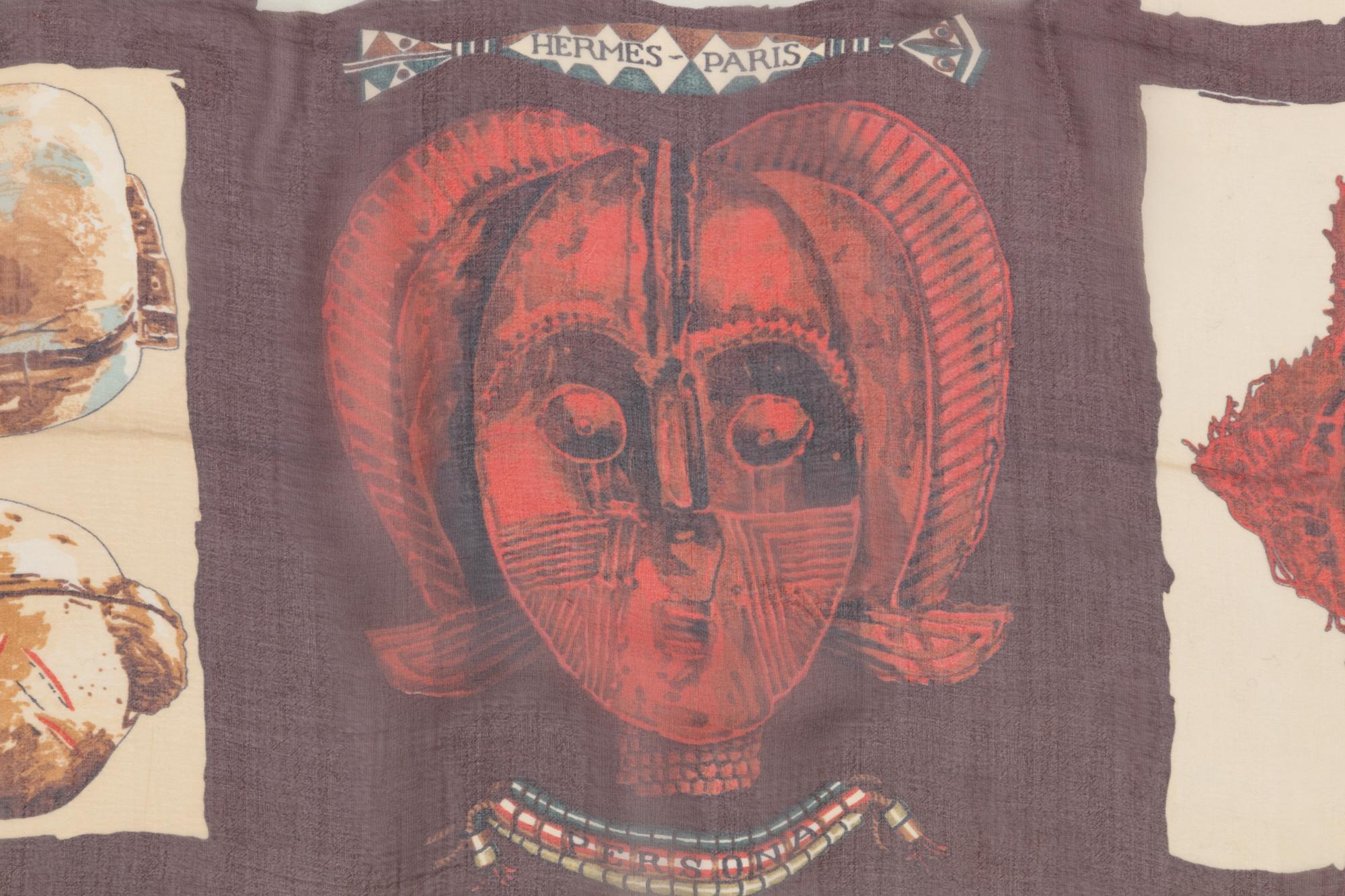 Three Hermès 90cm Silk Chiffon Scarves
