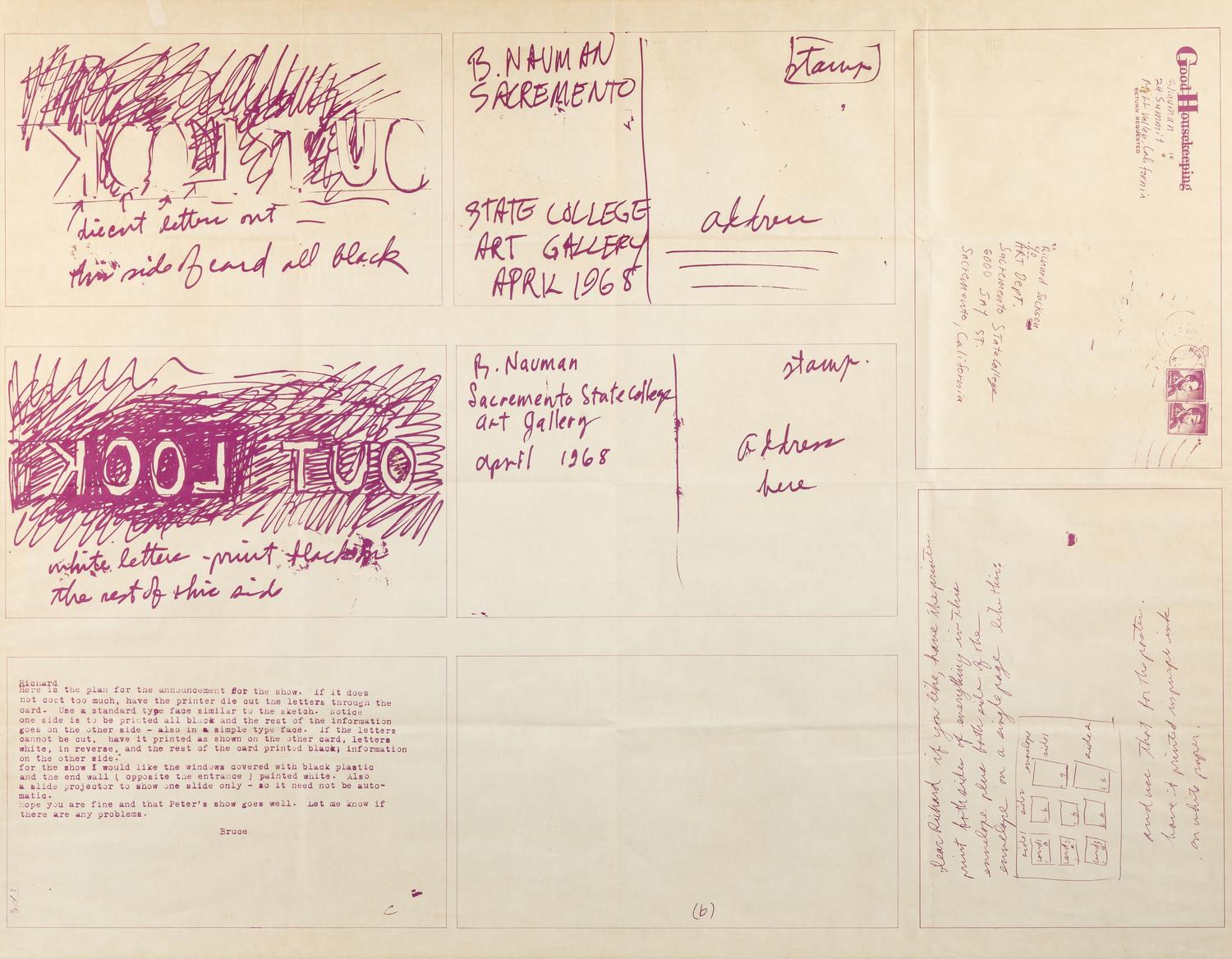 Study for an Announcement, 1987