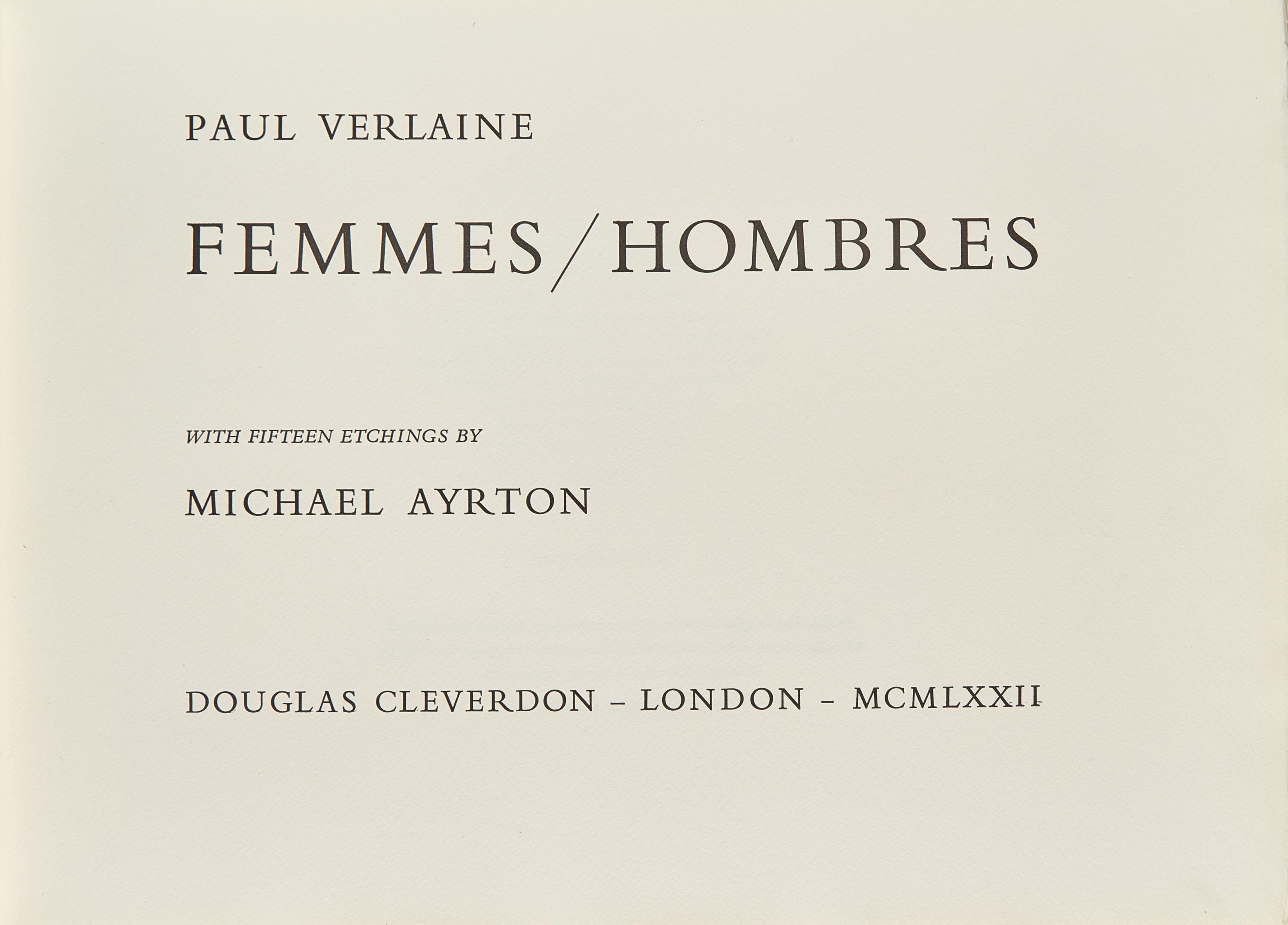 [Ayrton, Michael] Verlaine, Paul. Femmes/Hombres