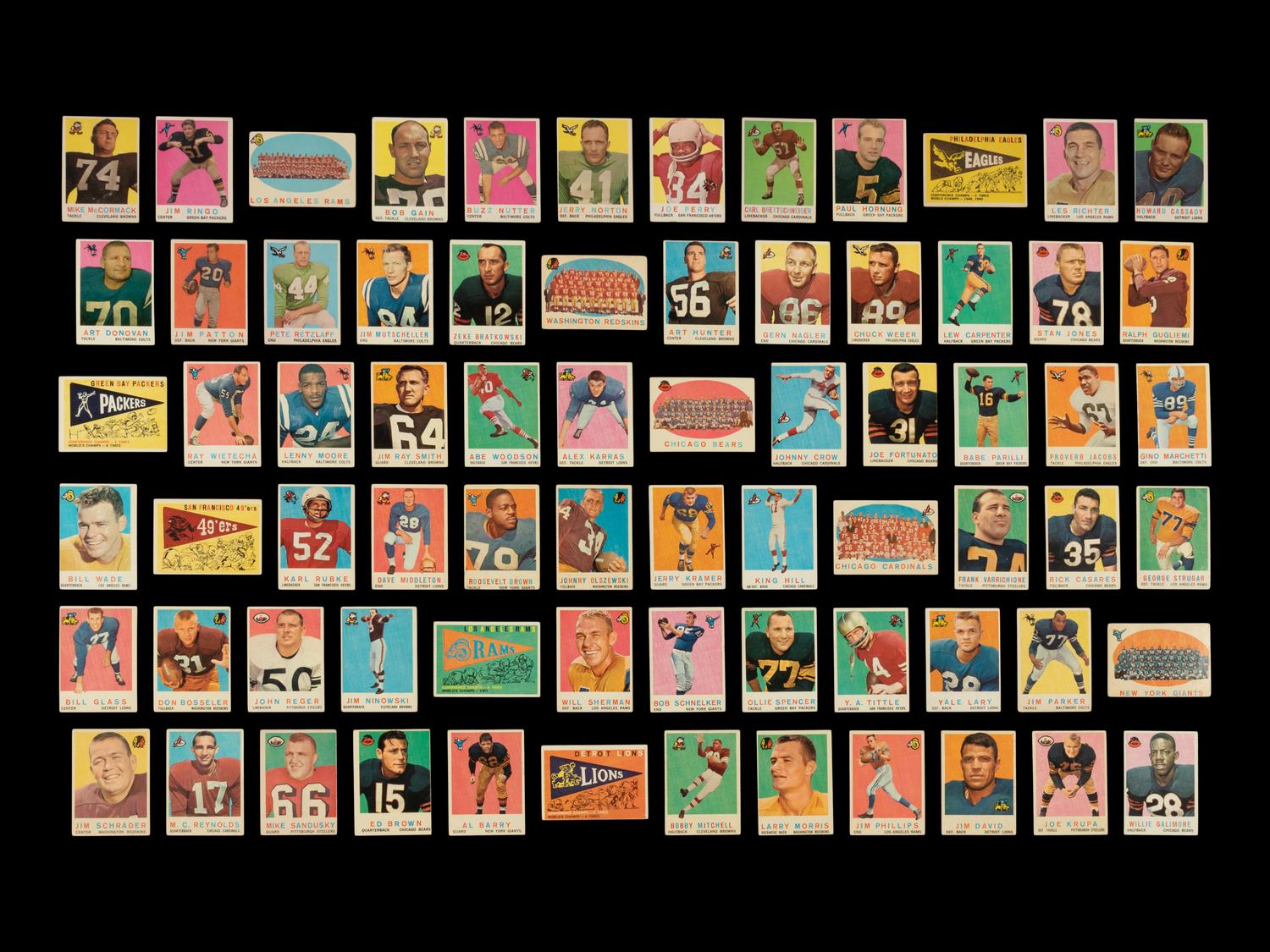 A Near Set of 1959 Topps Football Cards (175/176)