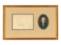 [Literature] Gibbon, Edward. Autograph Note, signed