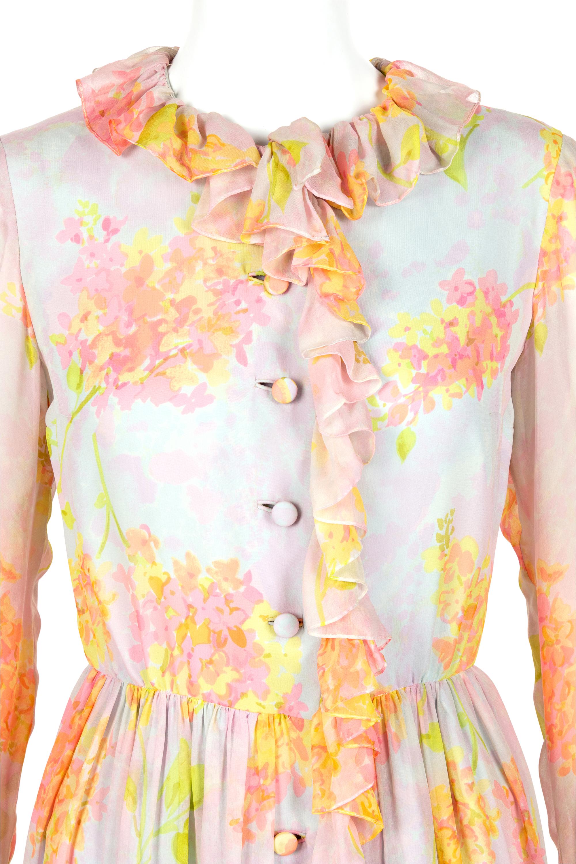 Three Designer Dresses: One Lanvin, One Ted Lapidus, One Larry Aldrich, 1970s