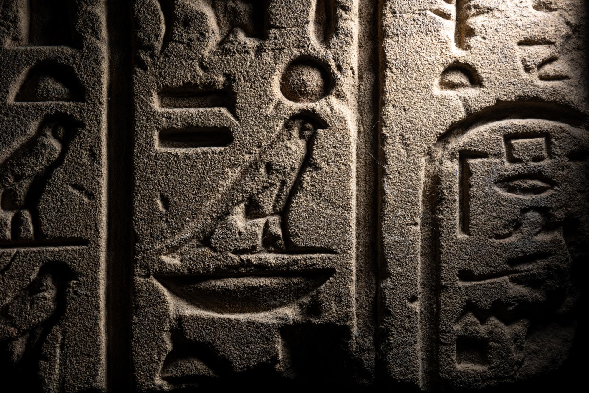 An Egyptian Sandstone Relief Fragment