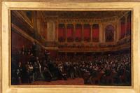 Thiers salué du titre de libérateur du territoire à la Chambre des Députés, le 16 Juin 1877