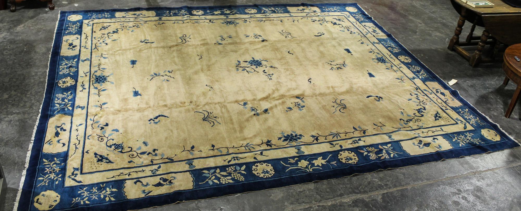 A Chinese Wool Rug 13 feet 5 inches x 16 feet 3 inch. — CIRCA 1920'S