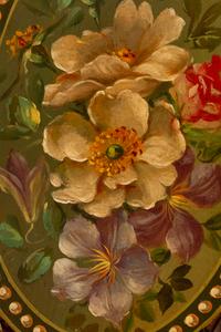 An Edwardian Painted Satinwood Settee