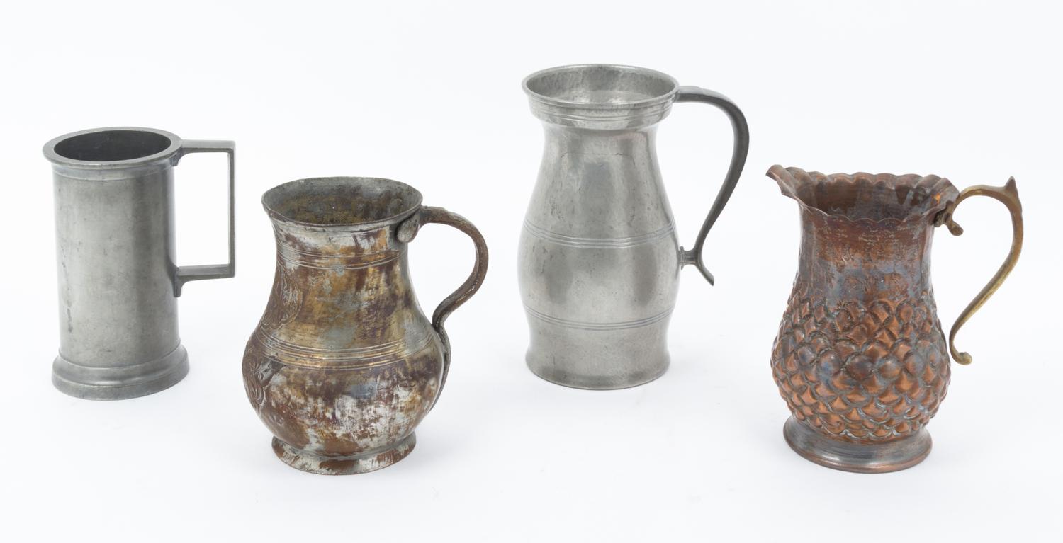 A Collection of Pewter Articles Diameter of largest plate 11 inches. — 18TH/19TH CENTURY