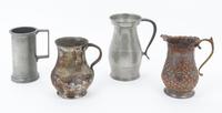 A Collection of Pewter Articles Diameter of largest plate 11 inches. — 18TH/19TH CENTURY