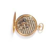 TIFFANY & CO., 18K YELLOW GOLD OPEN FACE POCKET WATCH