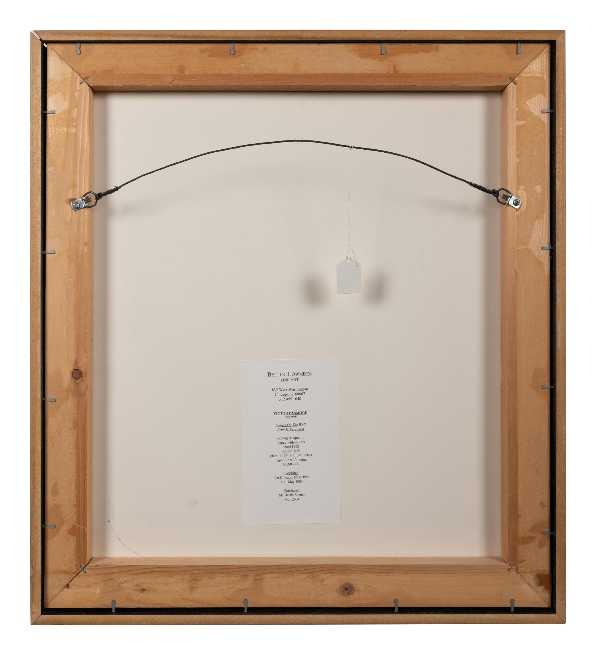 Images On The Wall, Print E, Version b
