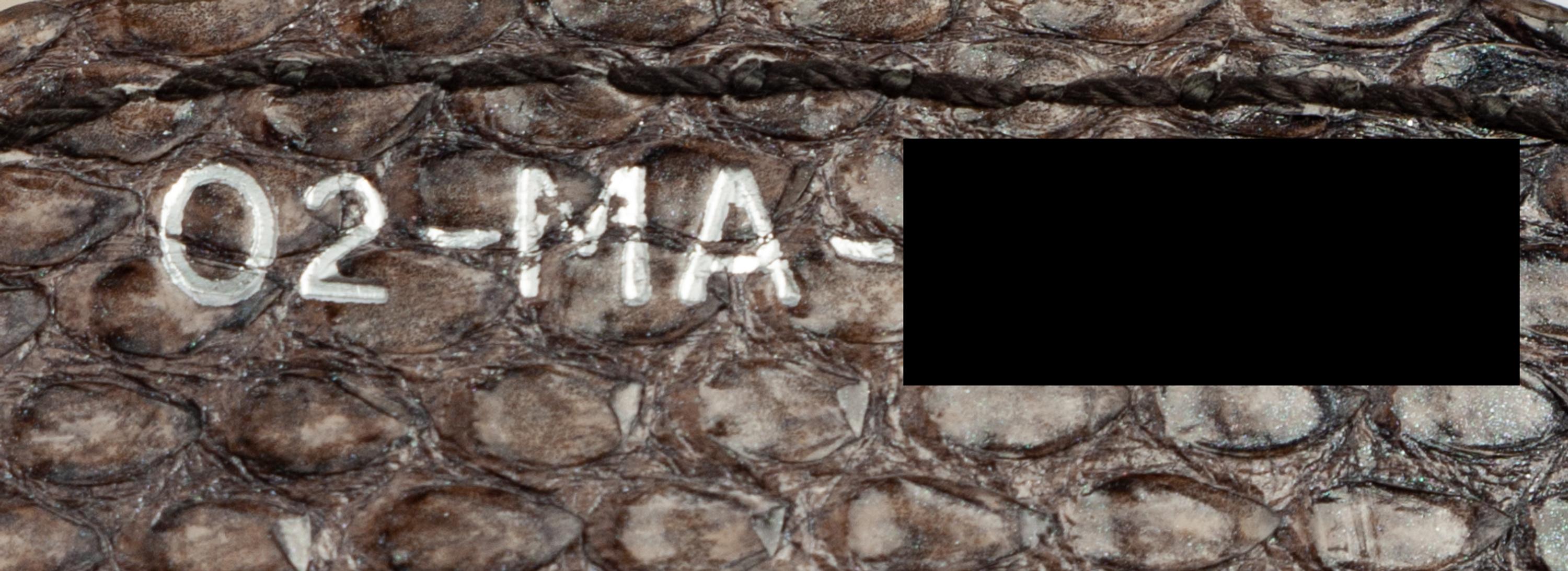 Christian Dior Gray Python Small Lady Dior Bag, 2009