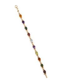 MULTIGEM AND YELLOW GOLD BRACELET