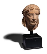A Hellenistic Terracotta Head of a Woman