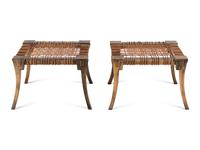 Pair of Klismos Stools, 1961 United Kingdom / Greece