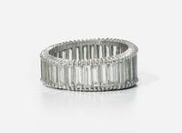 A Platinum and Diamond Eternity Band