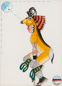 untitled, portraits of Pueblo dancers