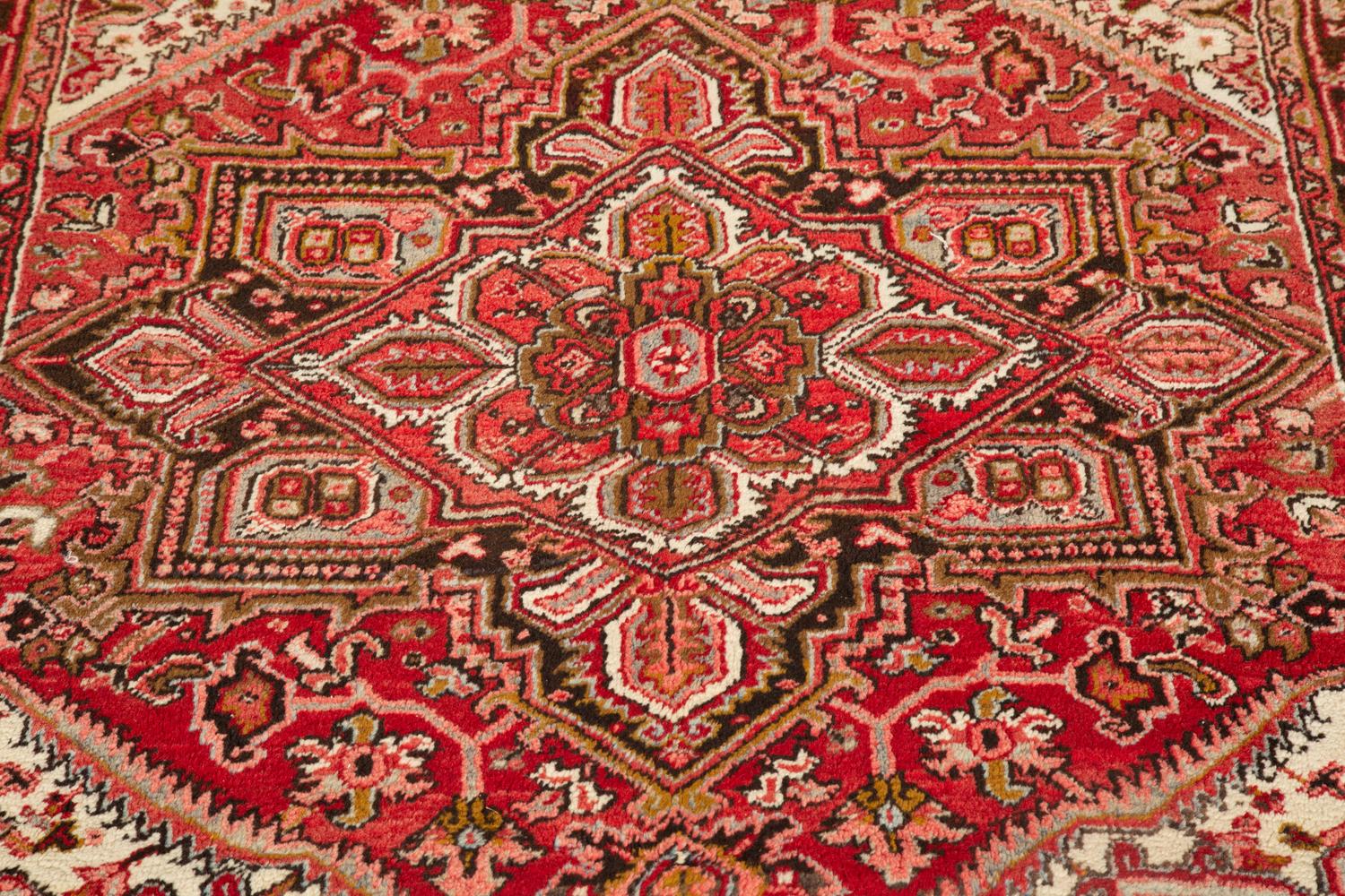 A Heriz Wool Rug