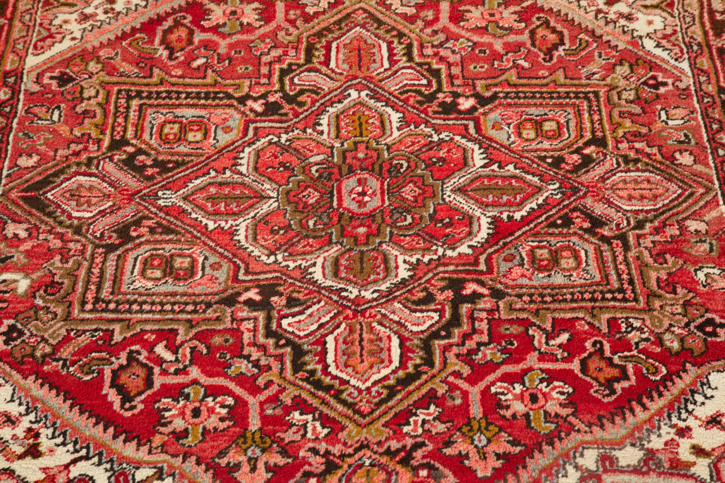 A Heriz Wool Rug