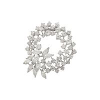 DIAMOND WREATH BROOCH