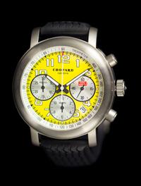 A Titanium Mille Miglia Giallo Chronograph Wristwatch, Chopard,