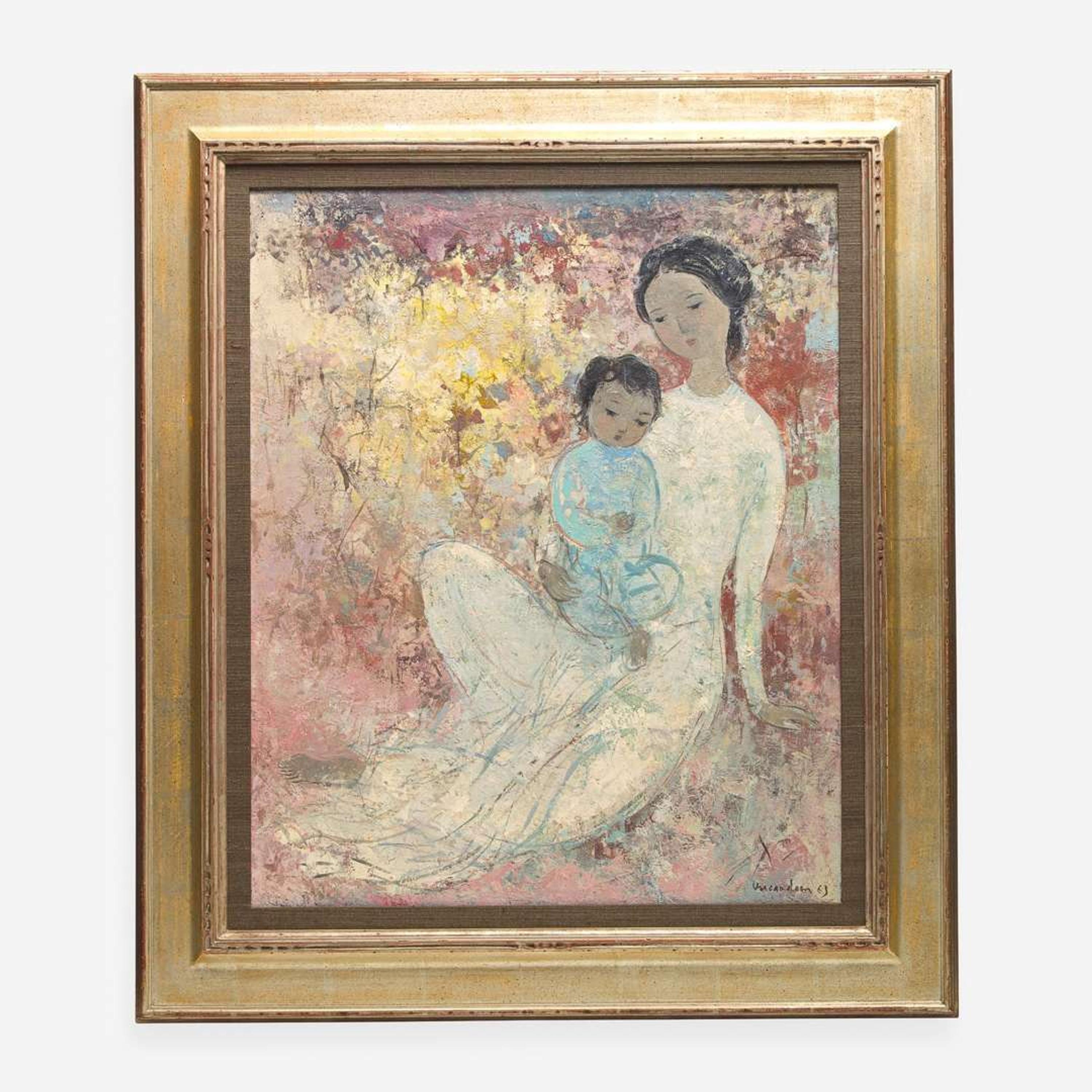 Vũ Cao Đàm (French/Vietnamese, 1908-2000) Sérénité