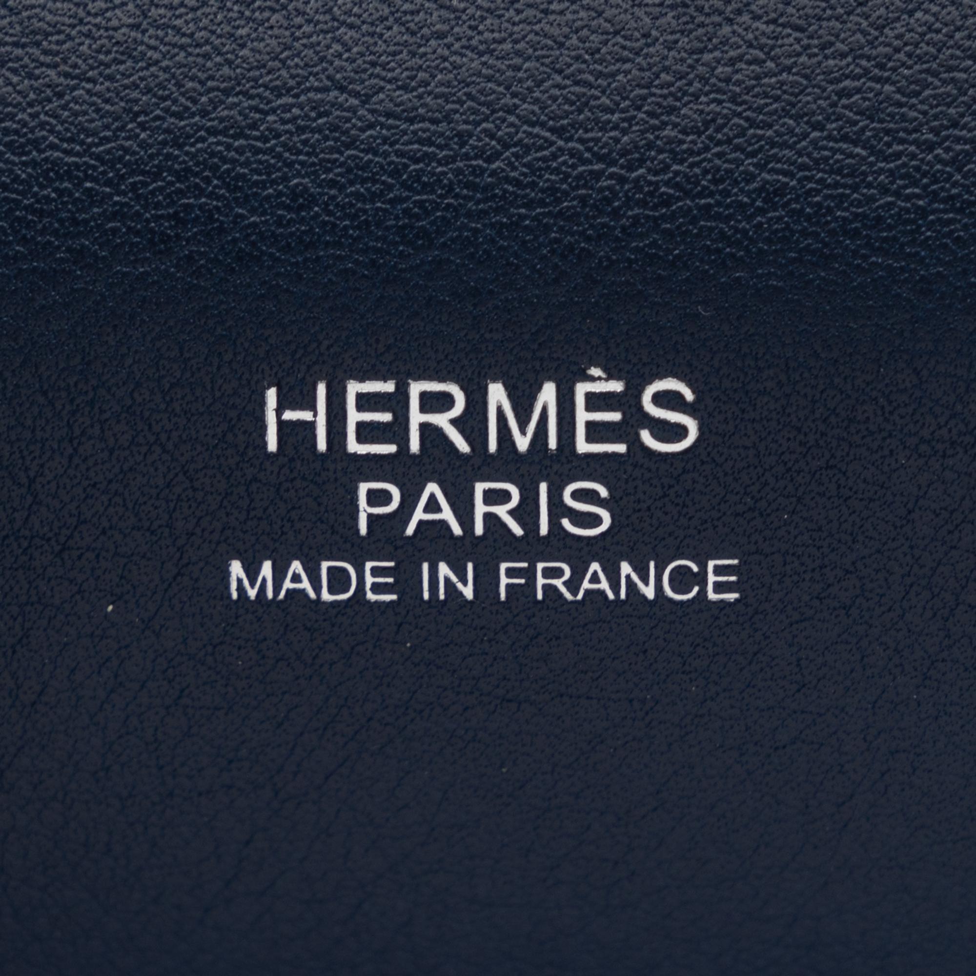 Hermès, Toolbox 20 Bag in Bleu Saphir Swift