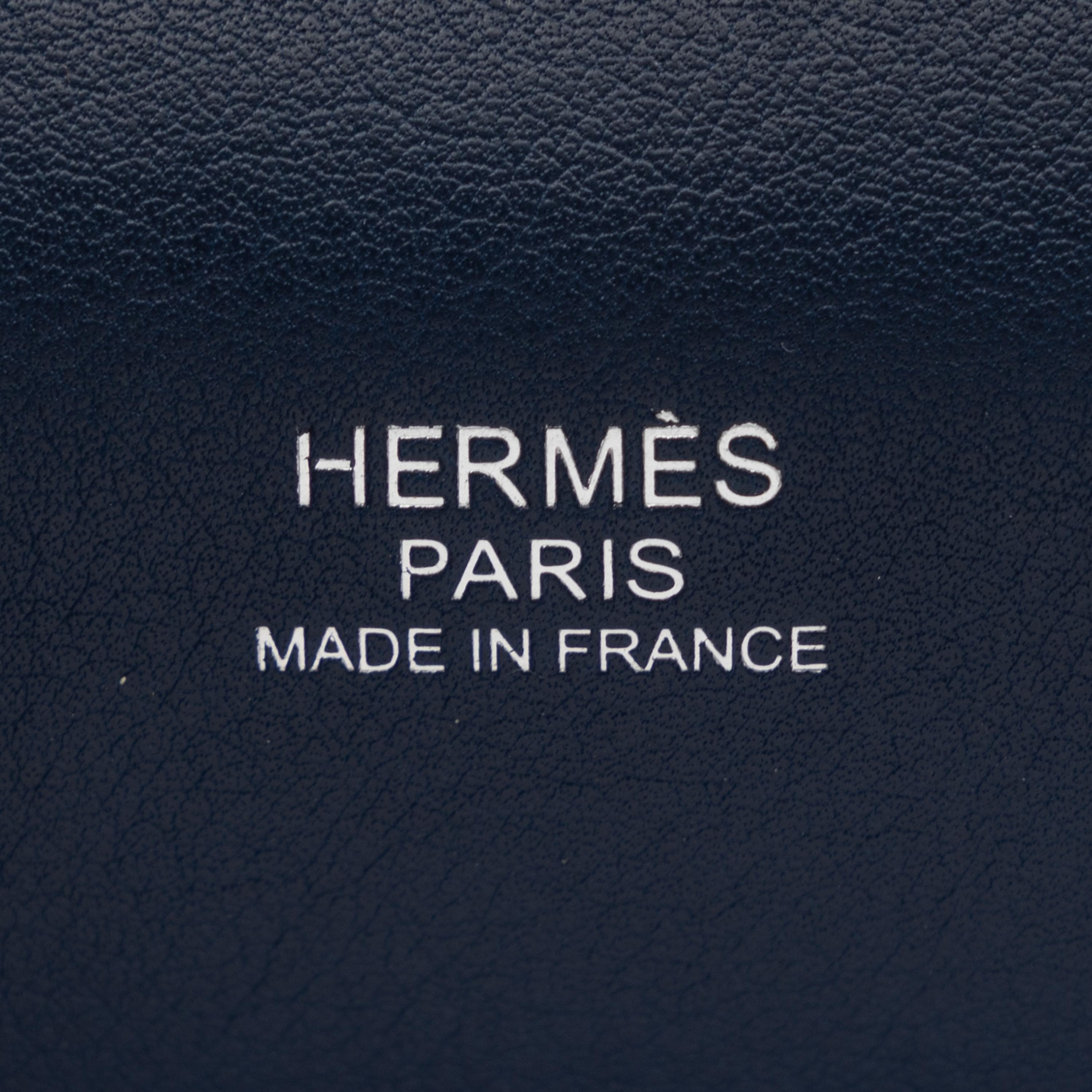 Hermès, Toolbox 20 Bag in Bleu Saphir Swift