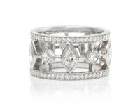A Platinum and Diamond Eternity Band, Micheal Beaudry, 10.60 dwts.