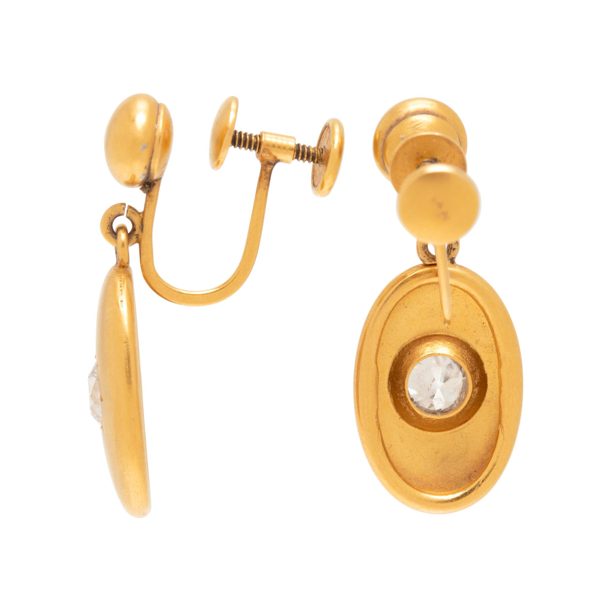 ANTIQUE, COLLECTION OF GOLD-FILLED AND DIAMOND JEWELRY