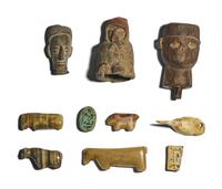 A Group of Ten Small Ancient Objects and Fragments