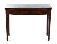 A Late George III Mahogany Card Table