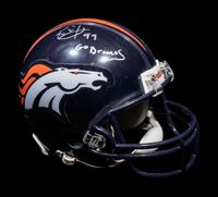 A Group of Denver Broncos Items (Including Tim Tebow),