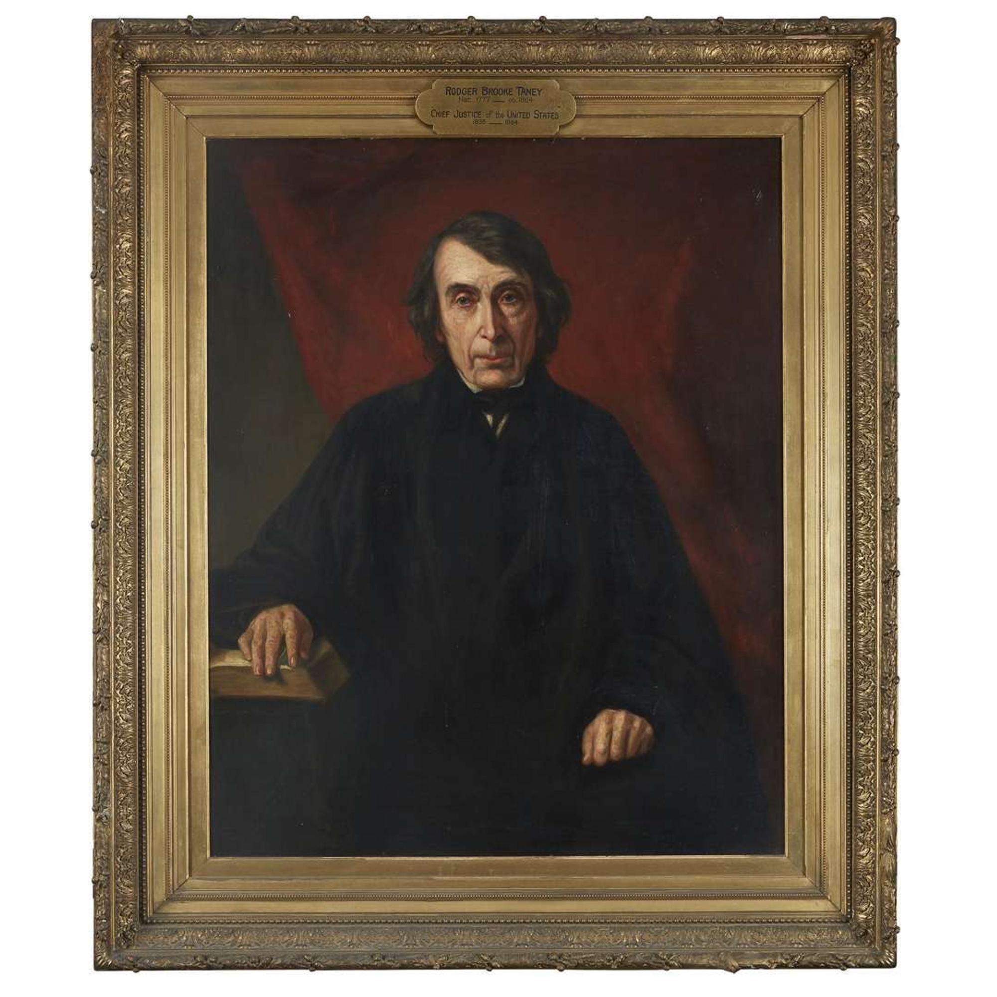 American School, 19th/20th century after George P.A. Healy (1813-1894) Portrait of Roger Brook Taney (1777-1864)