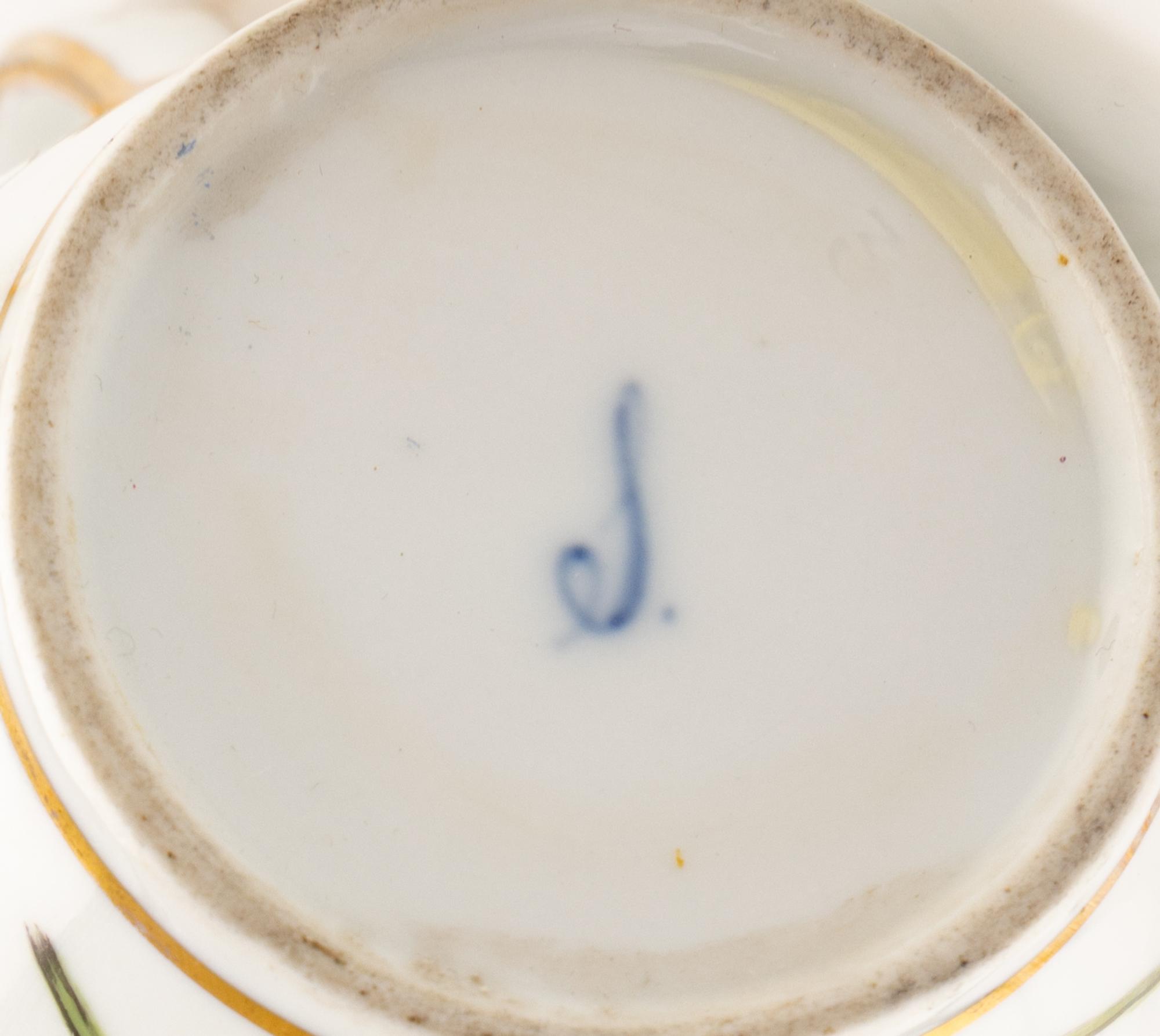 A Continental Porcelain Coffee Service
