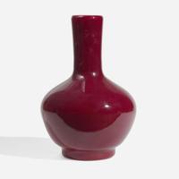 Tiffany Studios (American, active 1878-1932) Tiffany Red Favrile Vase, New York, USA, circa 1918