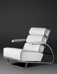 Adjustable Lounge Chair and Ottoman Troy Sunshade Co., USA