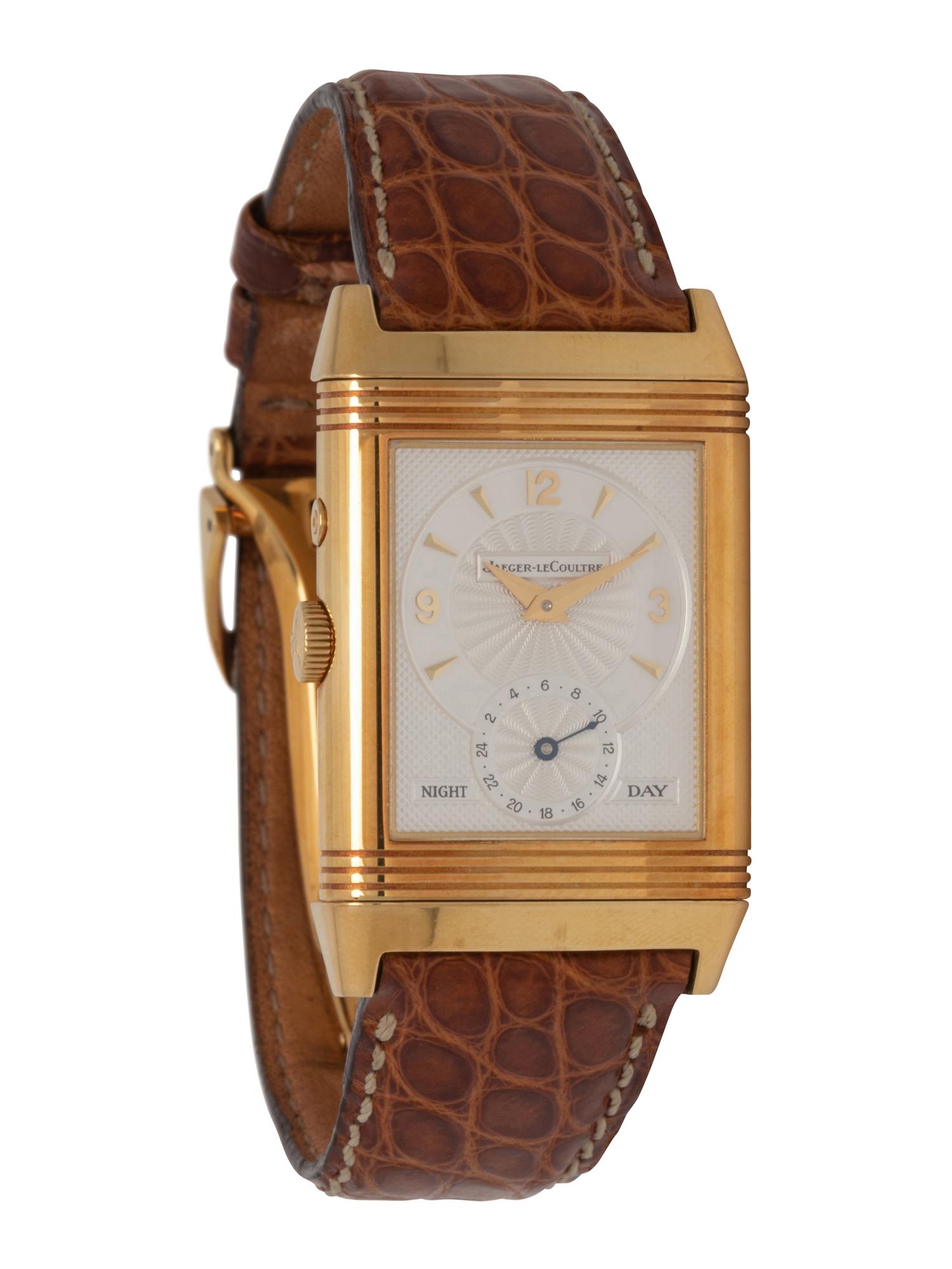 JAEGER-LECOULTRE, REF. 270.1.54 18K ROSE GOLD 'REVERSO DAY/NIGHT' WATCH