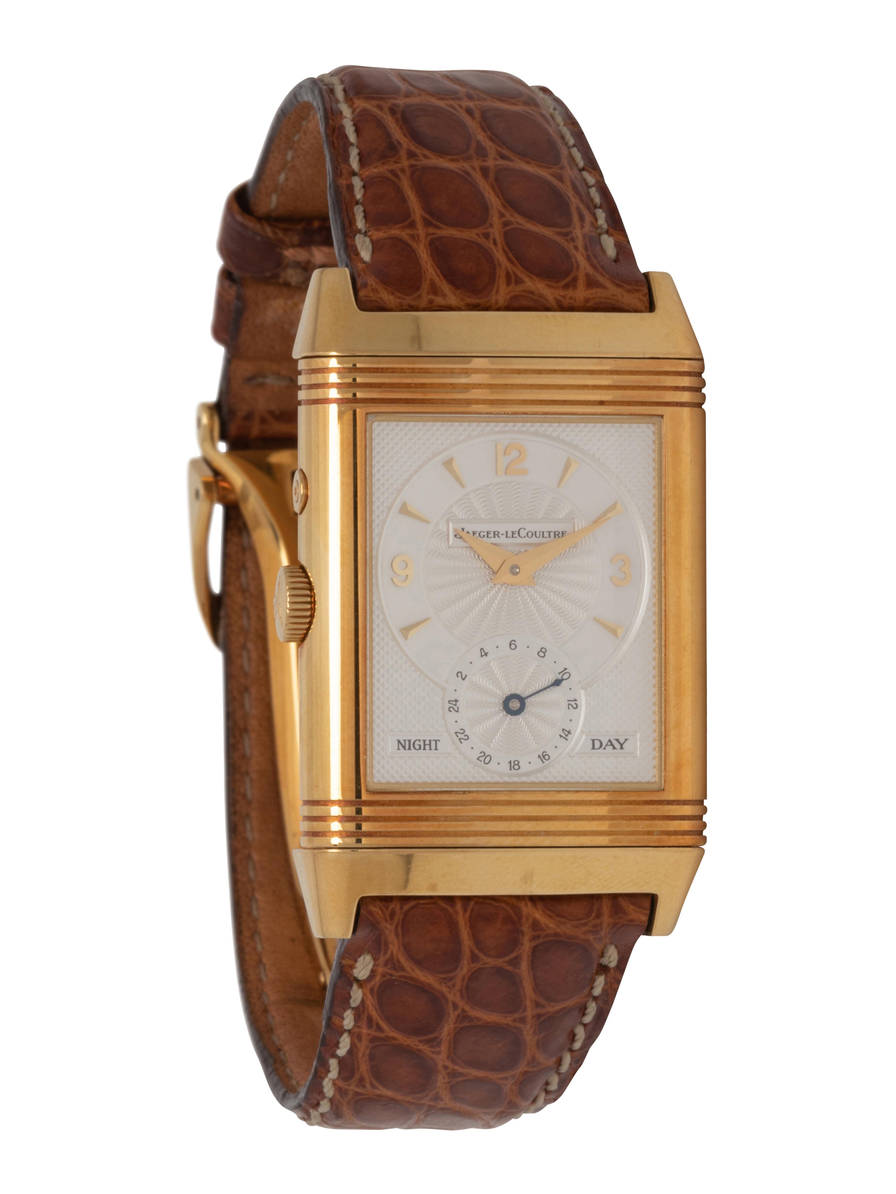 JAEGER-LECOULTRE, REF. 270.1.54 18K ROSE GOLD 'REVERSO DAY/NIGHT' WATCH