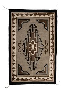 Navajo Two Grey Hills Weaving / Rug