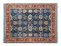 A Chinese Kurdistan Design Wool Rug — 20th Century