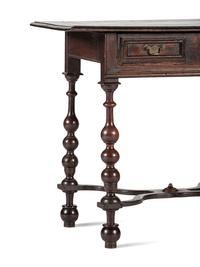 A William and Mary Oak Side Table