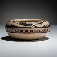 Polychrome Pottery Bowl