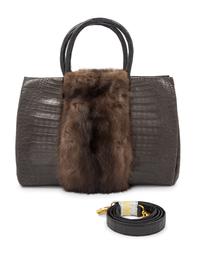 Nancy Gonzalez Sable and Crocodile Bag, 2000s — Retails now at Neiman Marcus for $3,060.00