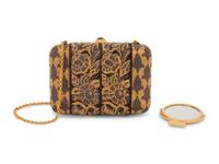Judith Leiber Floral Minaudière Clutch