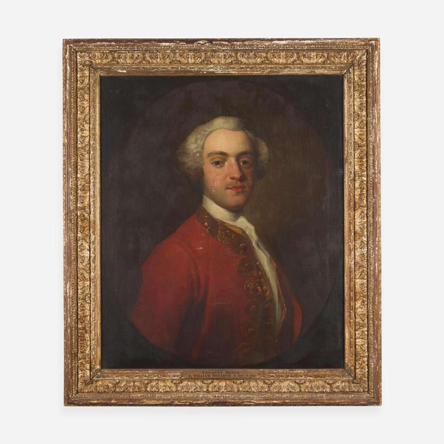Attributed to William Hogarth (British, 1697–1764) Portrait of a Gentleman, Bust Length, Possibly Lord Menck