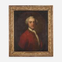 Attributed to William Hogarth (British, 1697–1764) Portrait of a Gentleman, Bust Length, Possibly Lord Menck