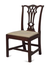 A Chippendale Carved Mahogany Side Chair, Philadelphia, PA, Late 18th Century
