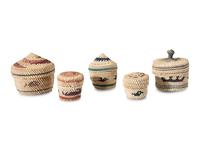 Collection of Nuu-chah-nulth Trinket Baskets