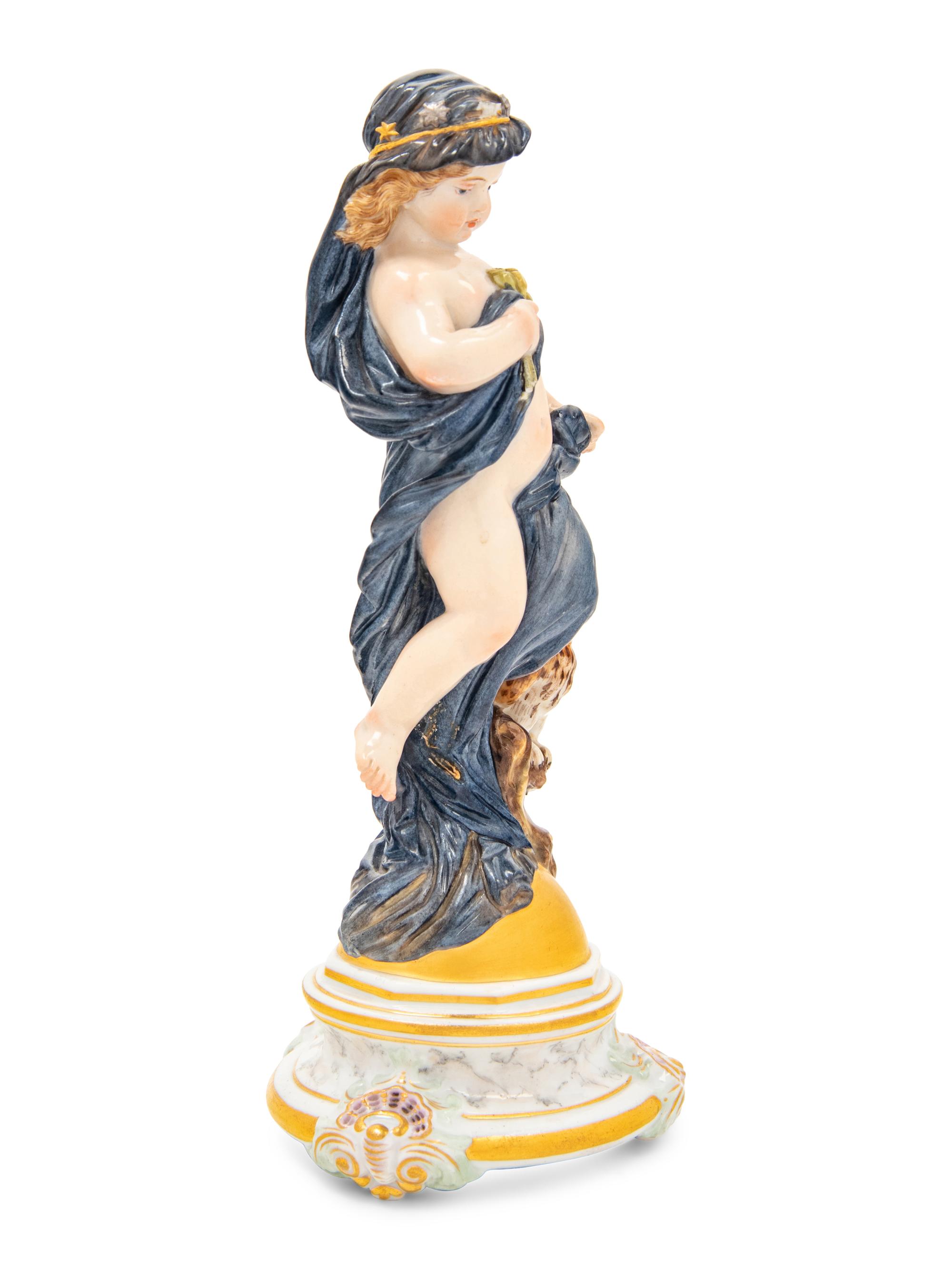 A Meissen Porcelain Figure Emblematic of Night